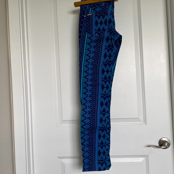 Celebrity Pink Moroccan Blue Pattern Jeans - Picture 3 of 9